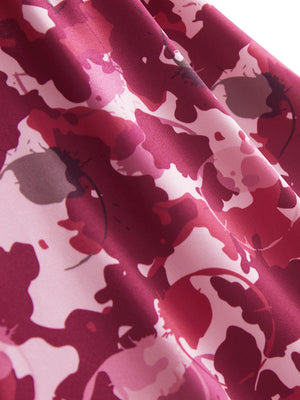 Women's Sleeveless Q-Zip Print Golf Shirts