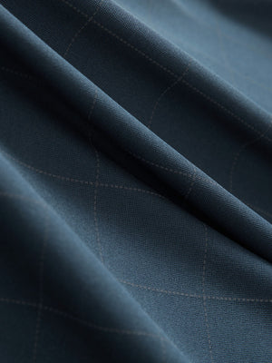 Performance Reflective Checked Collar Golf Shirt