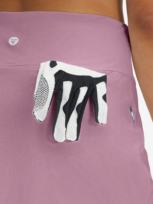 High Waist Built-in Short A-Line Golf Skirt with 5 Pockets
