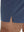 Detail view of hem on misty blue breathable running shorts with 4 zipper pockets