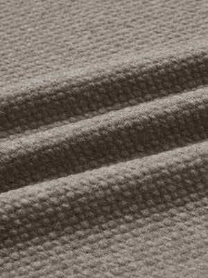 Heather Textured Quarter Zip Pullover