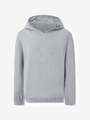 Pure Cotton Sweater Knit Hoodies