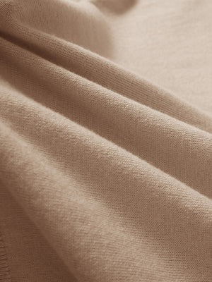 Wool Blend 1/4 Zip Sweater Pullover