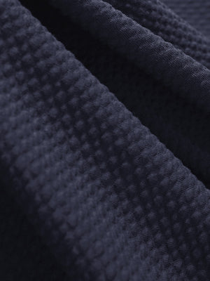 Heather Textured Quarter Zip Pullover
