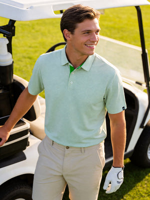 Feather Weight Jacquard Polo Shirts