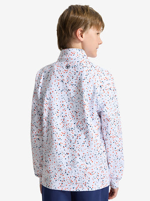 Youth Print Midlayer Q-Zip Pullover Sweatshirts