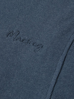 Heather Brushed Rib Knit Crewneck Sweatshirt