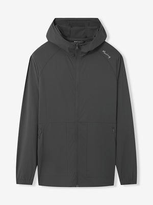 Nylon Blend Water Resistant Windbreaker Jacket