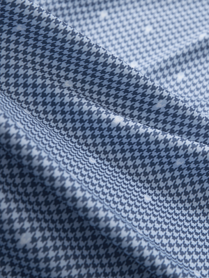 Stylish Full Print Contrast Collared Golf Polo Shirts