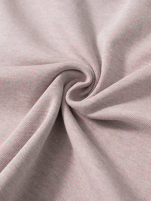 Fabric close-up showing the material of khaki two tone pique cotton blend q-zip.